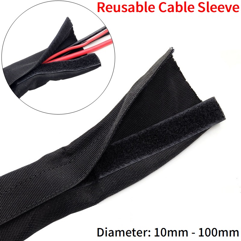 Cable Sleeve Neoprene - 테이프가 있는 재사용 가능한 케이블 슬리브