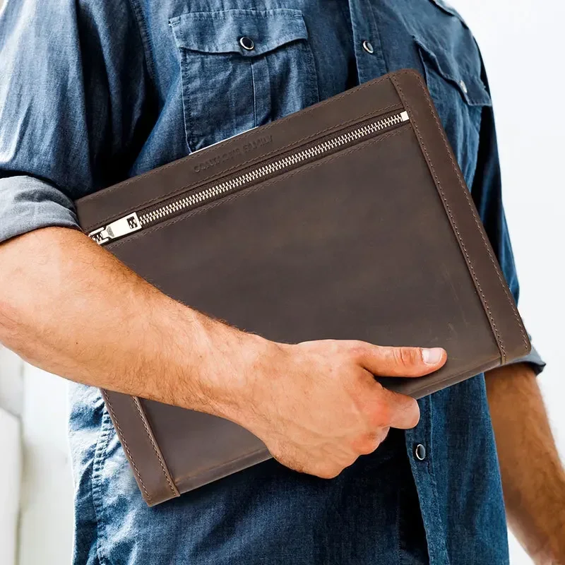 지퍼 펜 슬롯이 있는 애플 아이패드용 가죽 태블릿 보관 - Tech Accessories For A Tablet 리뷰 및 가격