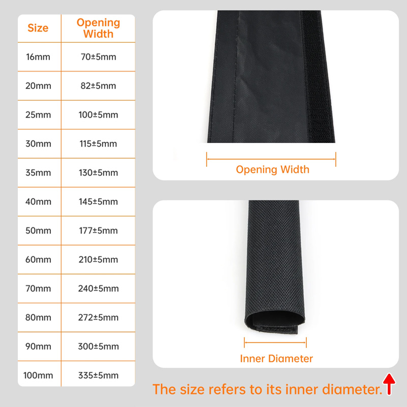 1-10m 방수 슬리브 내마모성 오디오 케이블 와이어  - Cable Sleeve Neoprene 리뷰 및 가격