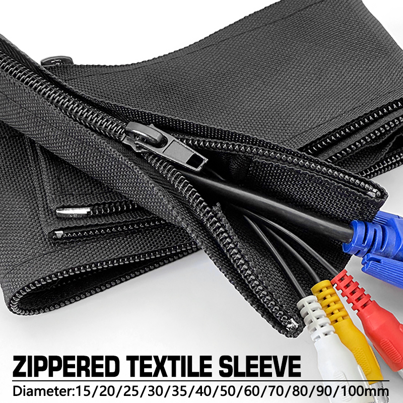 지퍼 케이블 슬리브 방수 와이어 케이블 관리 케이블 와 - Cable Sleeve Neoprene 리뷰 및 가격