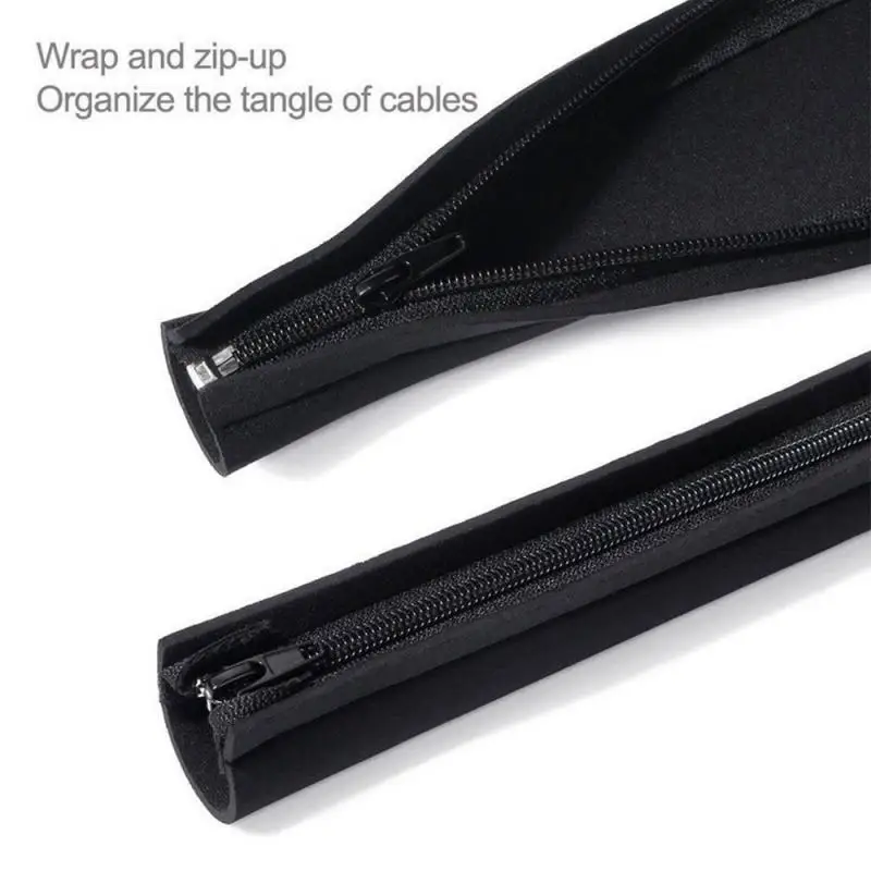 지퍼 케이블 슬리브 와이어 케이블 관리 주최자 DIY  - Cable Sleeve Neoprene 리뷰 및 가격