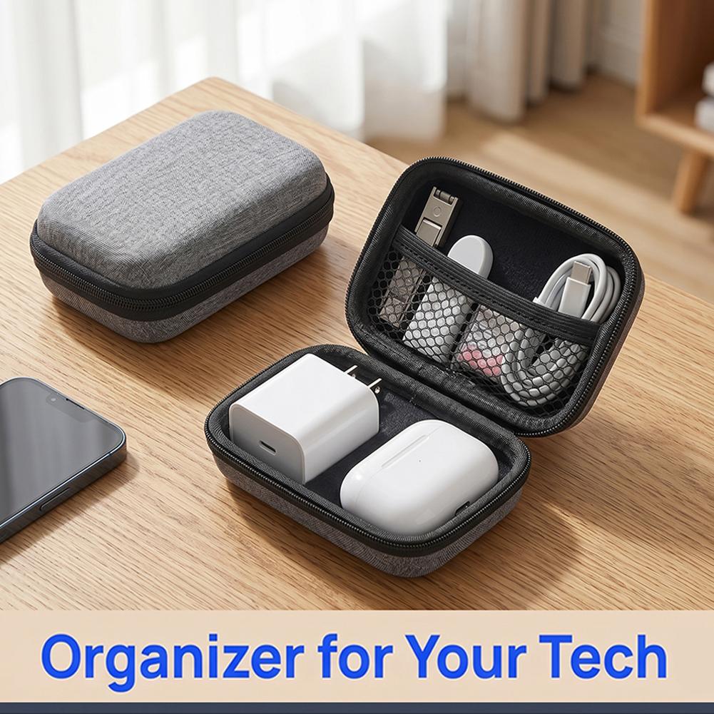 비즈니스 헤드폰 가방 휴대용 지퍼 이어폰 보관 가방 충 - Cable Organizer Bag 리뷰 및 가격