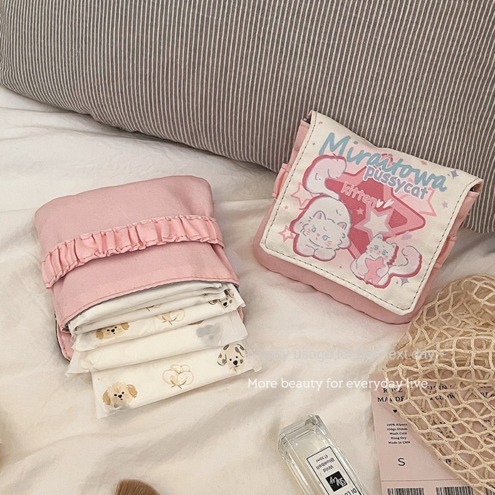 데이터 케이블 정리함 생리대 가방 대용량 만화 새끼 고 - Cable Organizer Bag 리뷰 및 가격