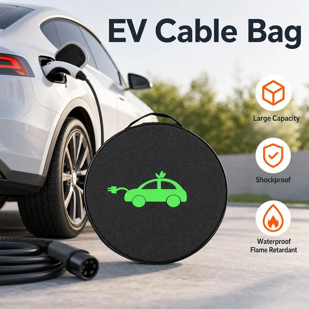 EV 자동차 배터리 점퍼 케이블 가방 전기차 충전 케이 - Cable Organizer Bag 리뷰 및 가격