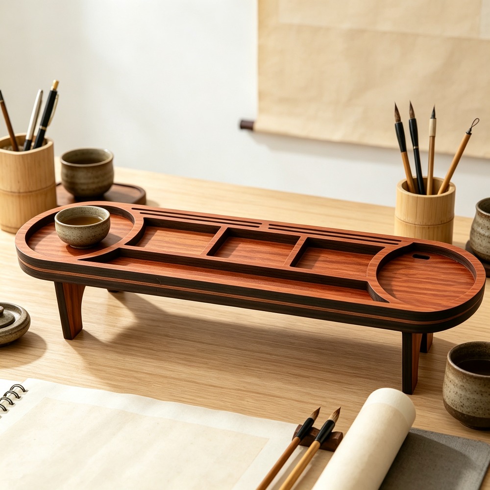 나무 책상 정리함 (휴대폰 거치대 포함) 다기능 데스크 - Tech Accessories For Office Desk 리뷰 및 가격